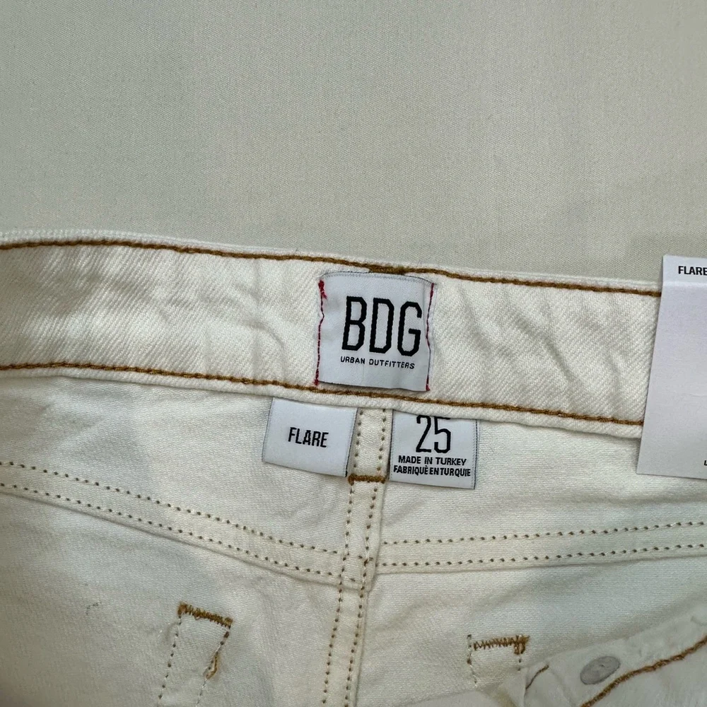 BDG Urban Outfitters Flare Mid Rise Slim Flare Comfort Stretch Jeans Size 25W - Picture 3 of 12